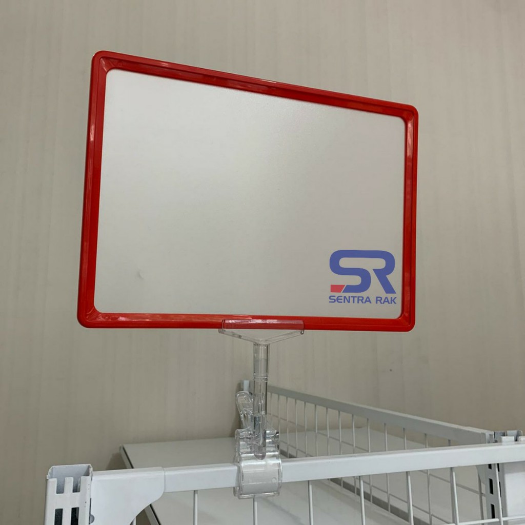 

Pop Up Frame Promo ukuran A4 dan Jepitan Jumbo / Tag Frame Promosi