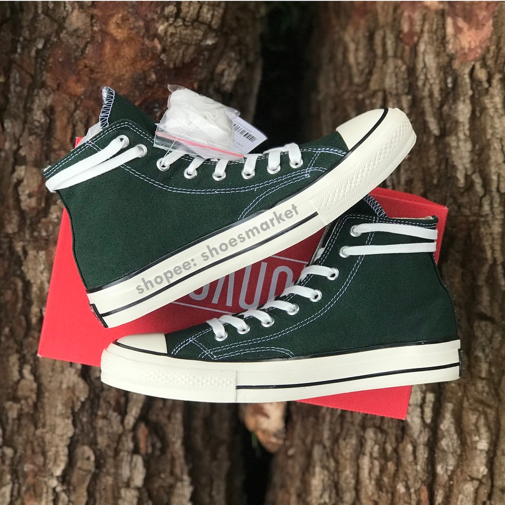 SEPATU CONVERSE 70S HIGH GREEN HERBAL ALL STAR CHUCK TAYLOR OBRAL MURAH