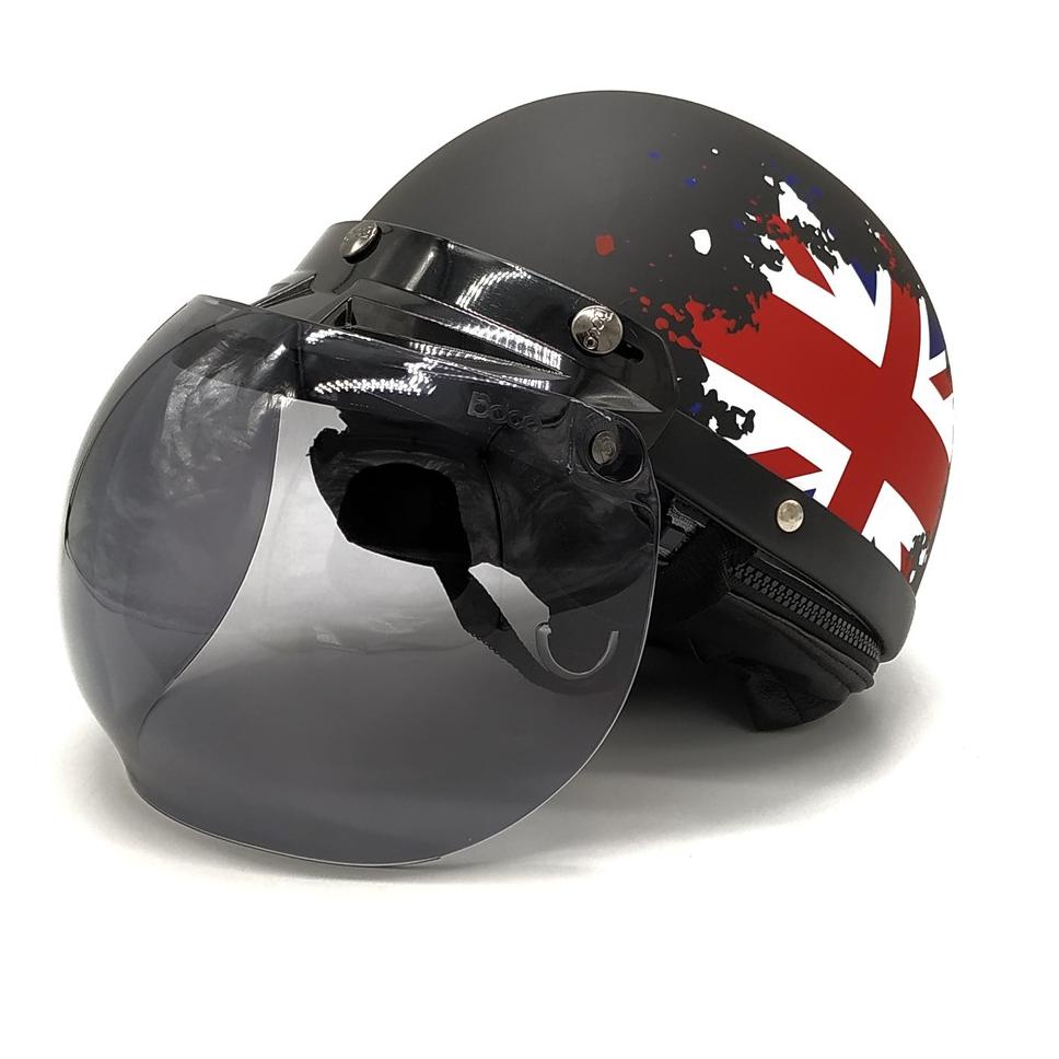 Helm Chips Pum + Kaca Bogo Bubble Original (Helm Retro/Helm Chip/Helm Vespa/Helm Bogo) Z94S