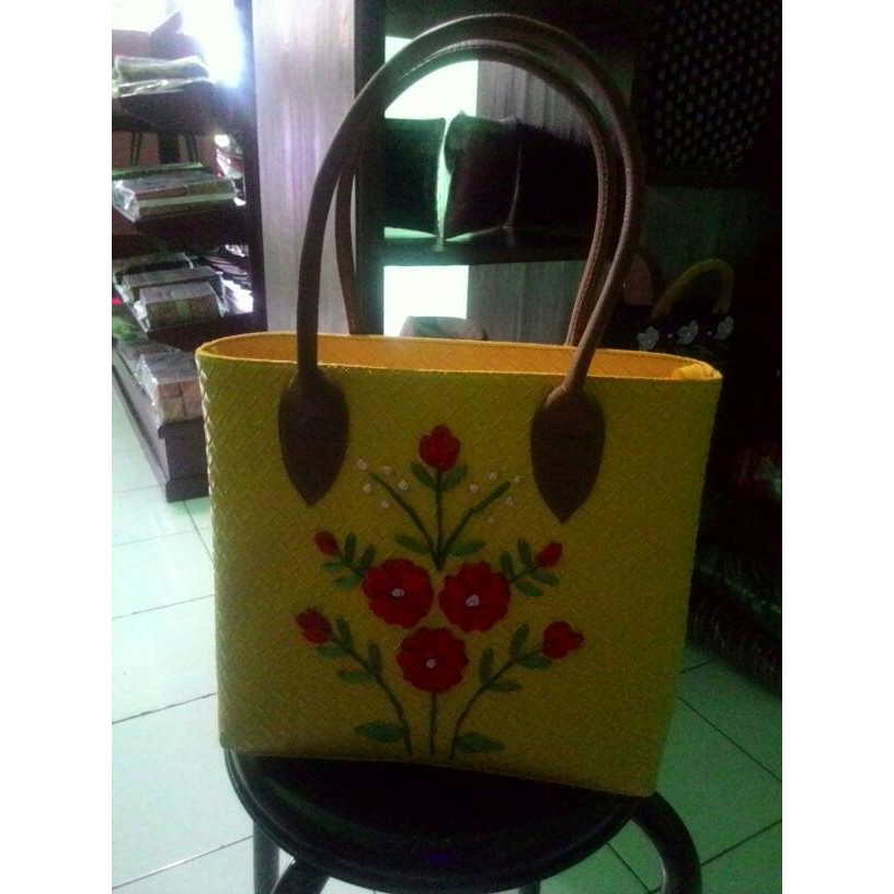 DT-16070 Tas Vinyl Sulam cantik khas Tasikmalaya