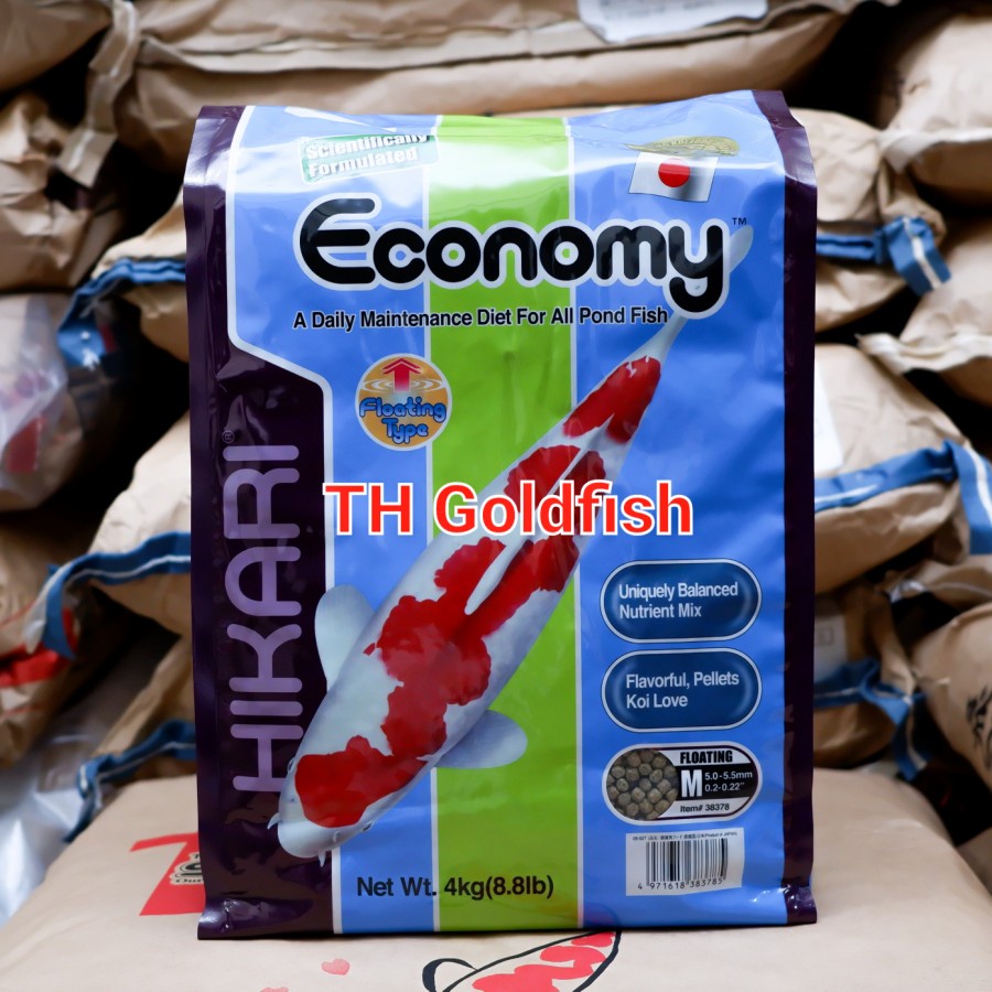 Hikari Economy 4 Kg Size M / Ekonomi 4 kg ukuran M / Pakan Ikan Koi