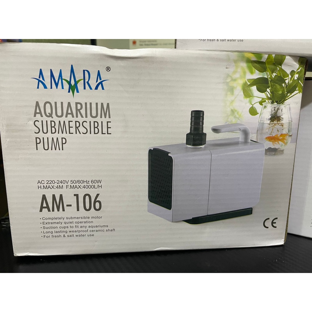 AMARA AM 106 / AM106 SUBMERSIBLE PUMP POMPA CELUP AQUARIUM NEW SERIES