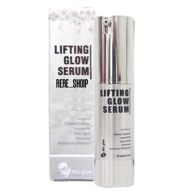 MS GLOW Lifting glow Serum skincare new packaging