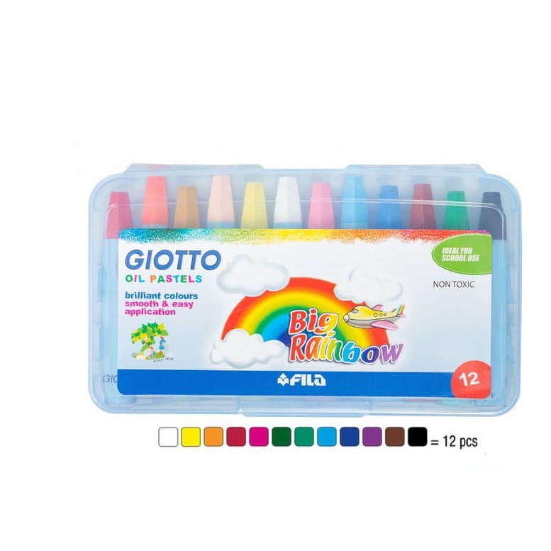 

GIOTTO OIL PASTEL PP CASE 12 - 24 COLOURS