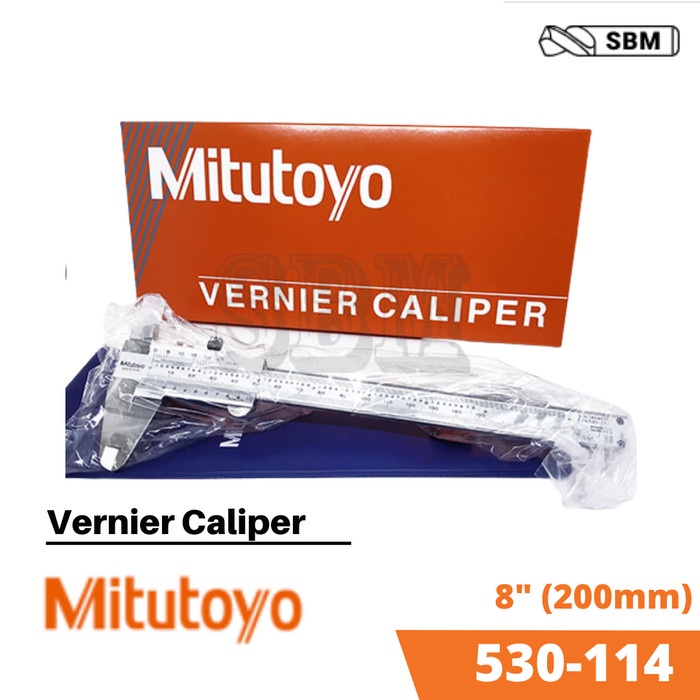 

Mitutoyo 530-114 Sikmat / Vernier Caliper 8" (200Mm) Jangka Sorong