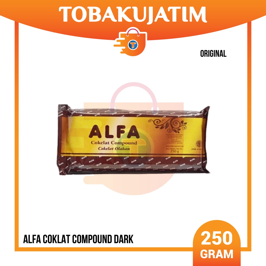 

Cokelat Batang ALFA DARK Compound 250gr