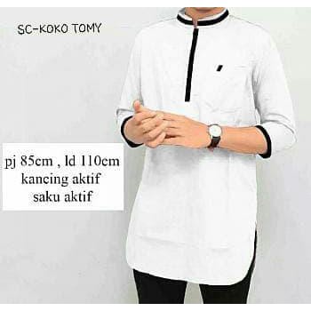 KOKO TOMY WHITE SC  KOKO PRIA KATUN PUTIH1 