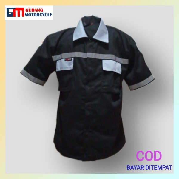 Baju Proyek Safety Lengan Pendek