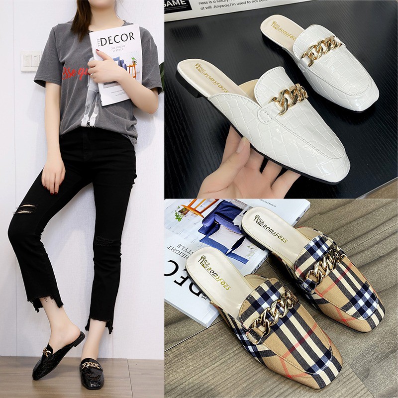 RYX - Croco Mile Sepatu Mules Casual Sehari Hari - Ori Import