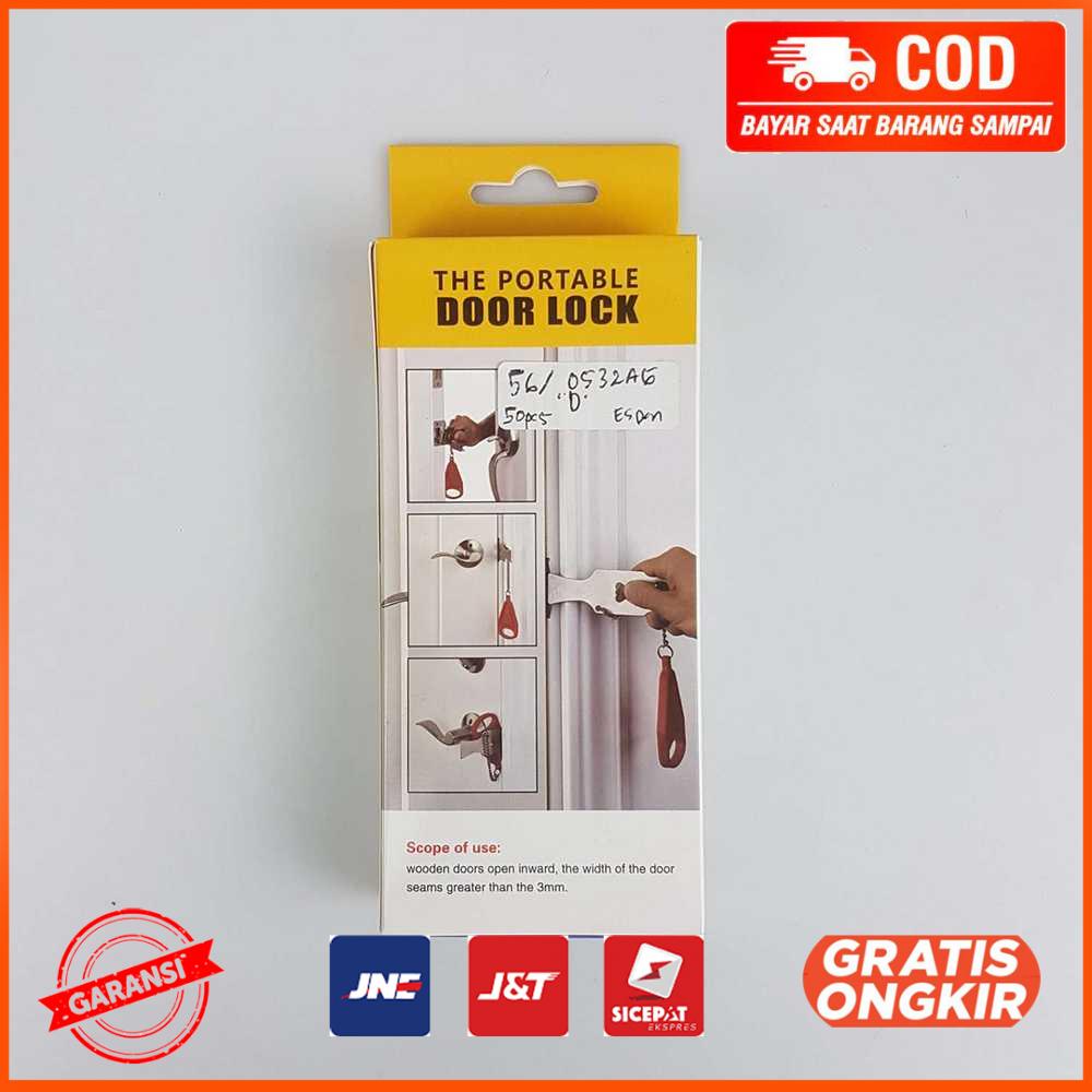 Kunci Pintu Portable Anti Lockpick Door Lock 2 cm Hole N20