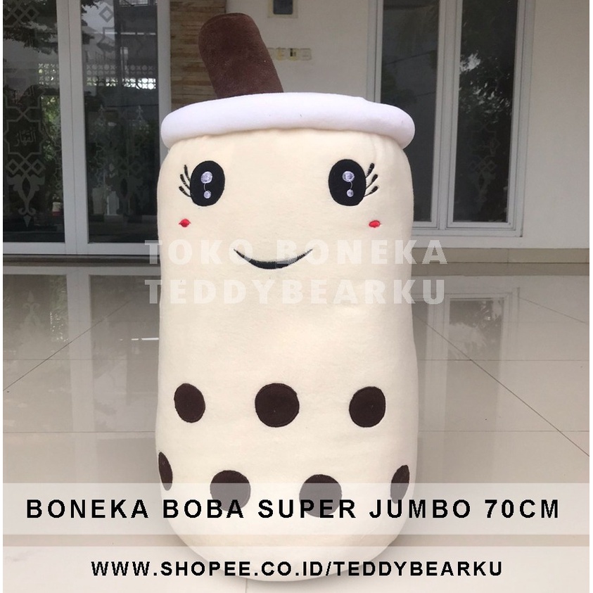 TERMURAH! BONEKA BOBA BESAR VIRAL SUPER JUMBO 70CM PRODUSEN LANGSUNG