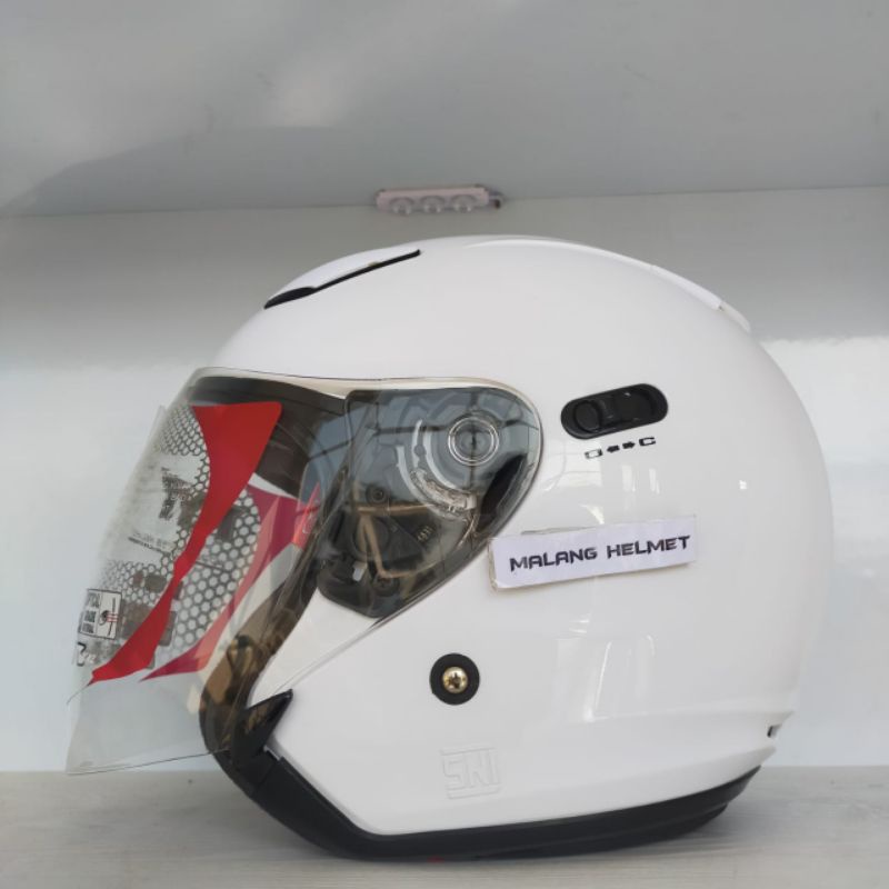 Helm KYT DJ MAXI Solid White
