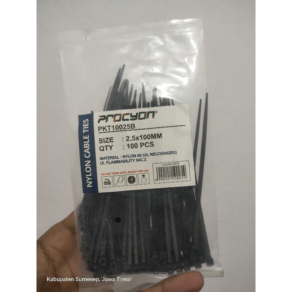 NYLON cable ties 2.5x100mm