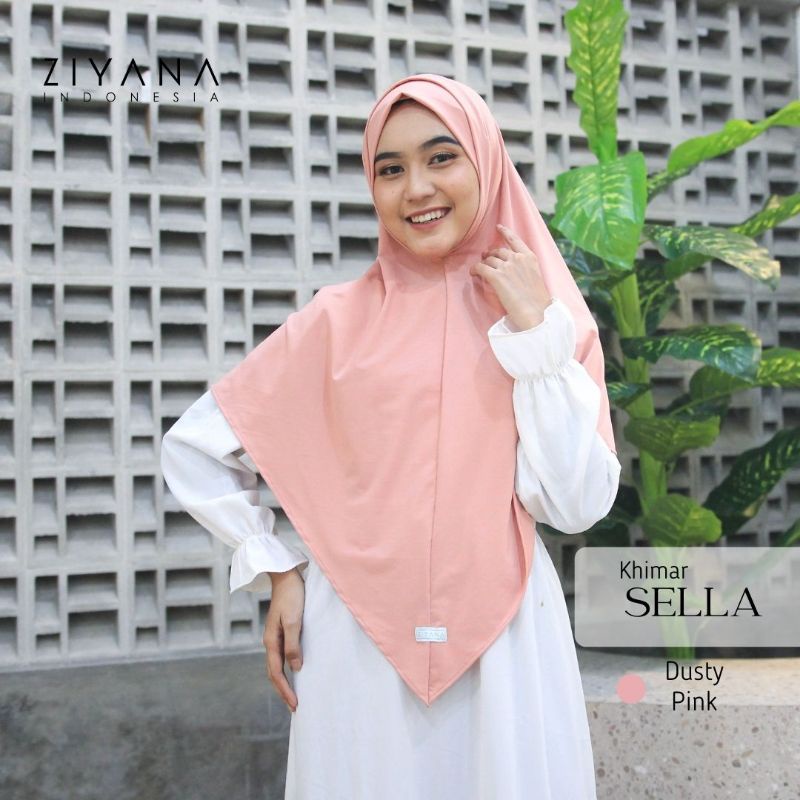 HIJAB - HIJAB KHIMAR - DUSTY PINK - ZIYANA HIJAB