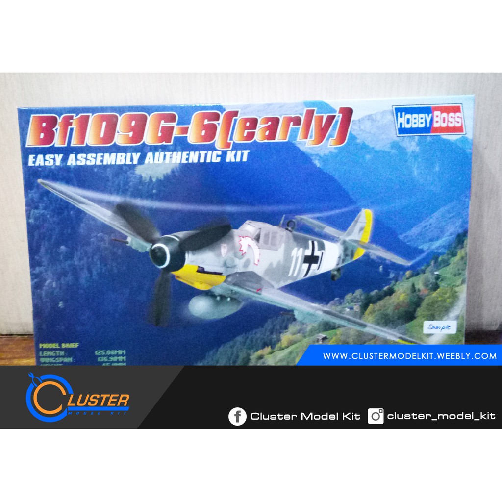Scale 1/72 BF 109 G Early