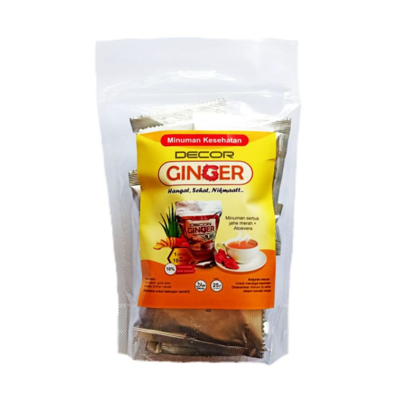 

Busrain minuman jahe merah DECOR GINGER / HERBAL HALAL 300 gr