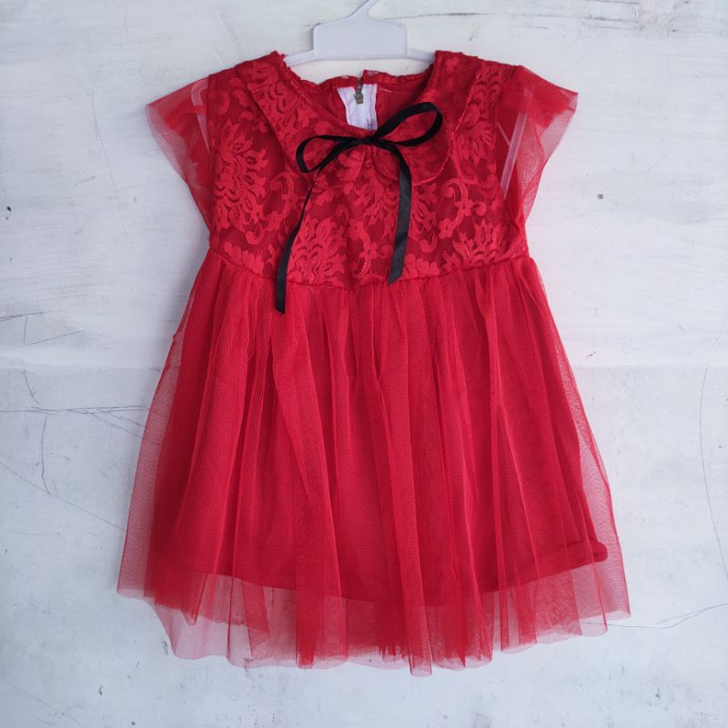 Dress anak 1 2 tahun gaun anak cewek perempuan tutu ( dress tutu anne nindy )