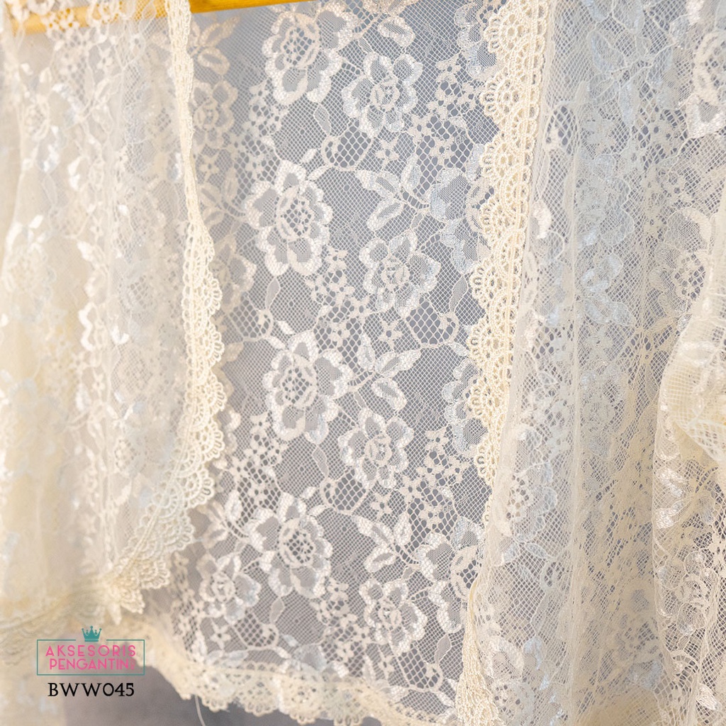 [PRODUK FAVORIT] BOLERO BRUKAT CARDIGAN PESTA PERNIKAHAN BRIDAL WANITA BWW045