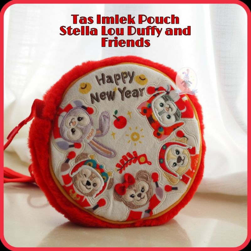 Tas Imlek Disney Stella Lou Duffy and Friends SHDR Pouch CNY