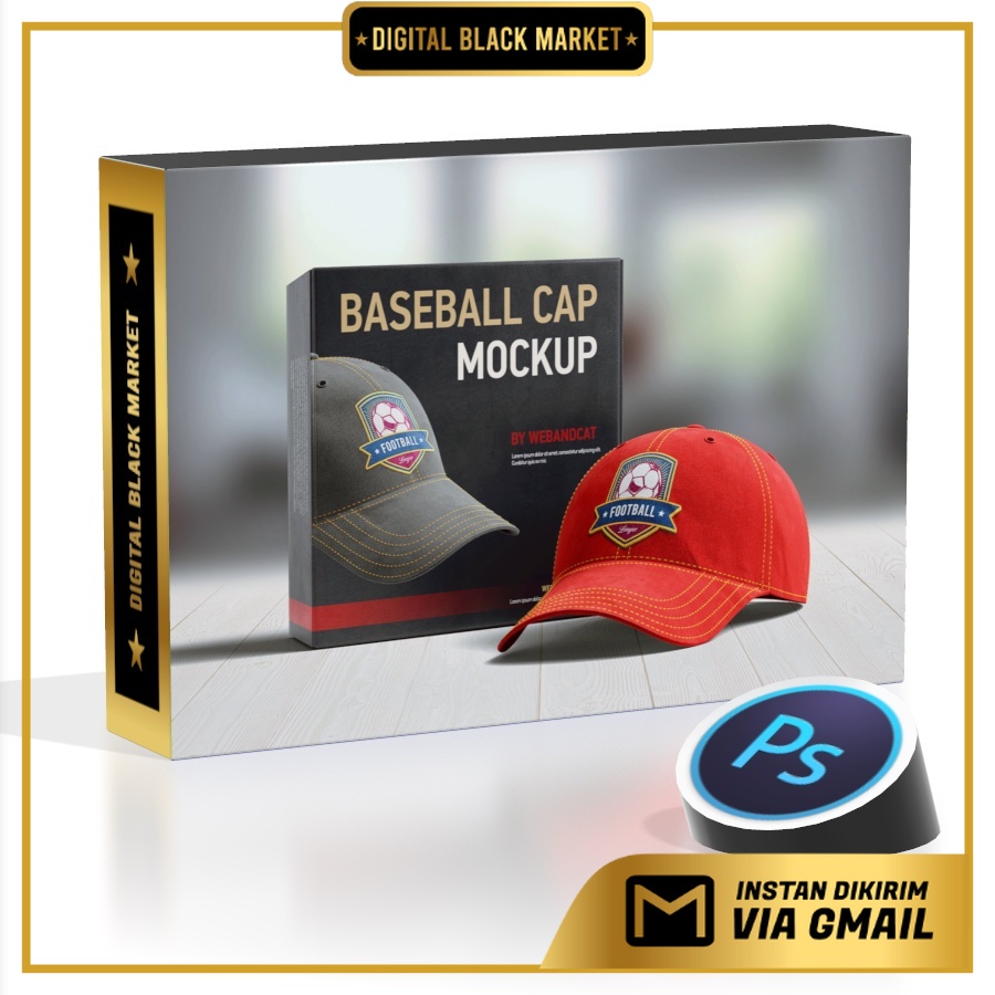 Baseball Cap 3d Mockup - Photoshop