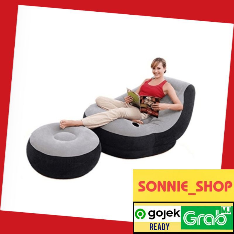 Sonnie_Shop SOFA ANGIN INTEX ultra lounge with ottoman