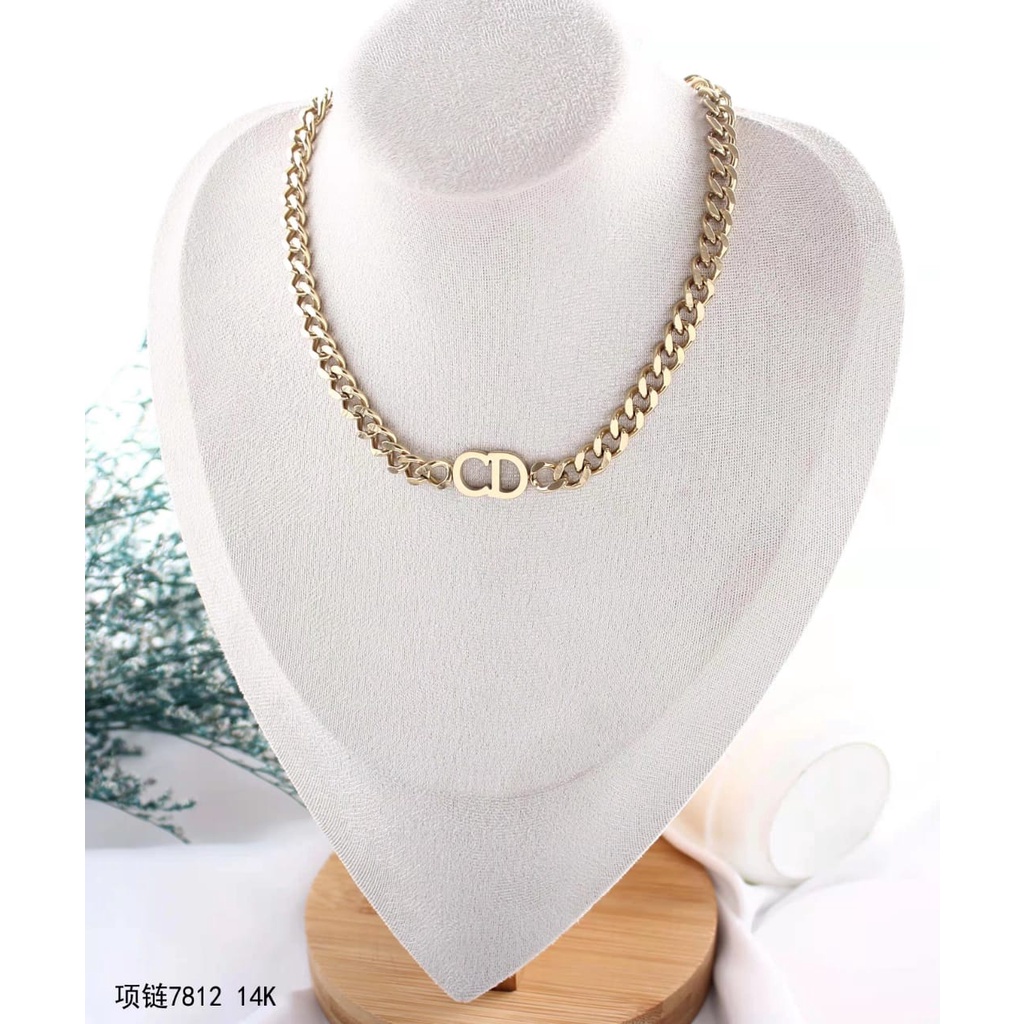 Kalung titanium perhiasan fashion 7812