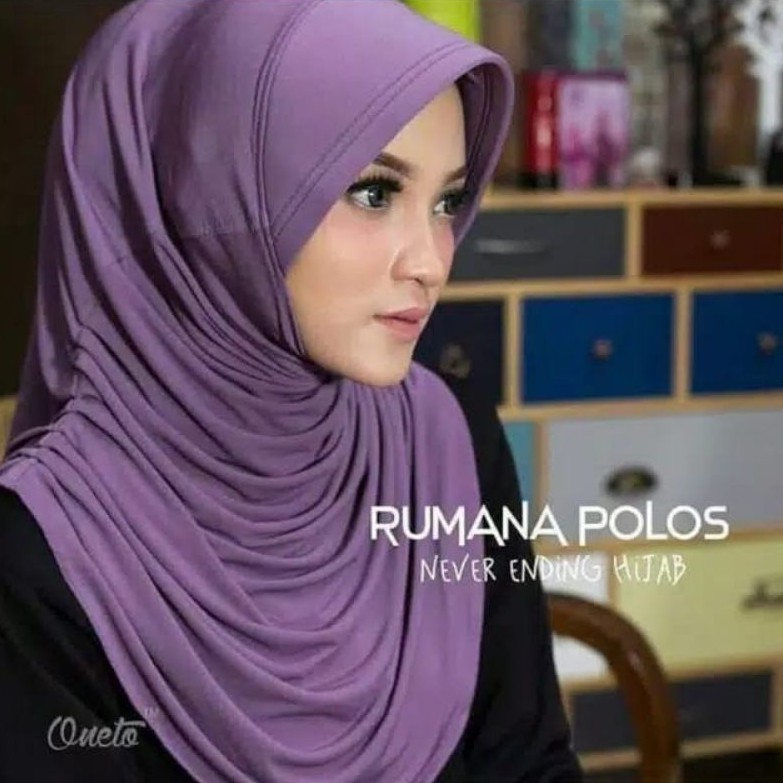 Hijab Instan Bergo Rumana Polos