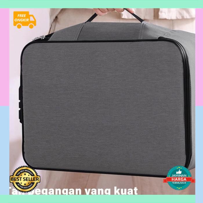 

COD Tas Dokumen Tempat Penyimpanan File Travel Bag Storage Box Elegan Paper Document