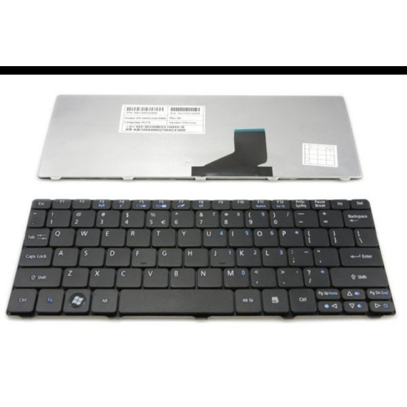 Keyboard ORI Laptop Acer Aspire One 532h, D255, D257, D260, D270, 522