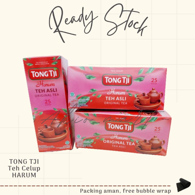 

Tong Tji Teh Celup Harum ekstra wangi 25 kantong non amplop