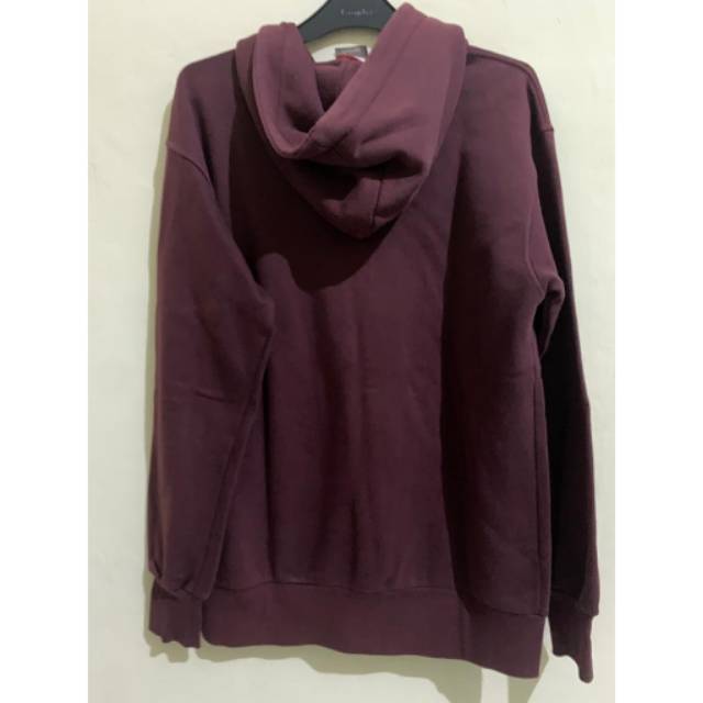 (SECON) BLOODS asli Jaket Hoodie Maroon Unisex