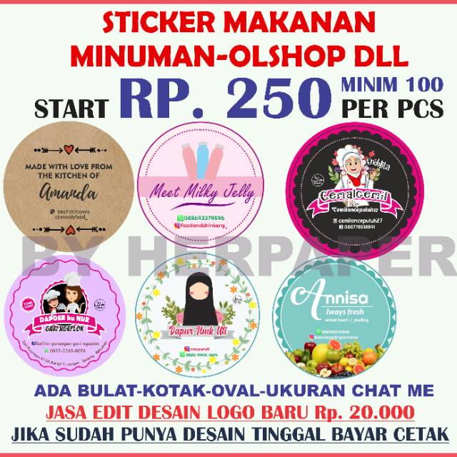 

CUSTOM STIKER UNTUK MAKANAN DAN MINUMAN