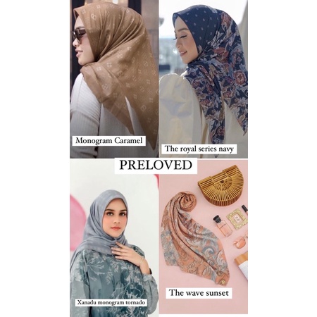 PRELOVED BUTTONSCARVES MONOGRAM XANADU THE ROYAL SERIES