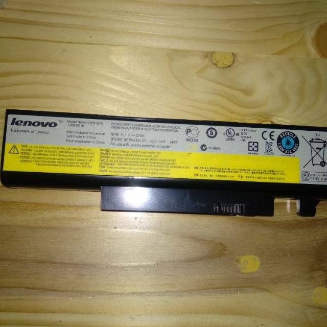 Baterai Battrey Laptop ORIGINAL Lenovo L09L6D16 L06S6D16  Y460 Y460A Y460AT Y460C Y460G Y460N