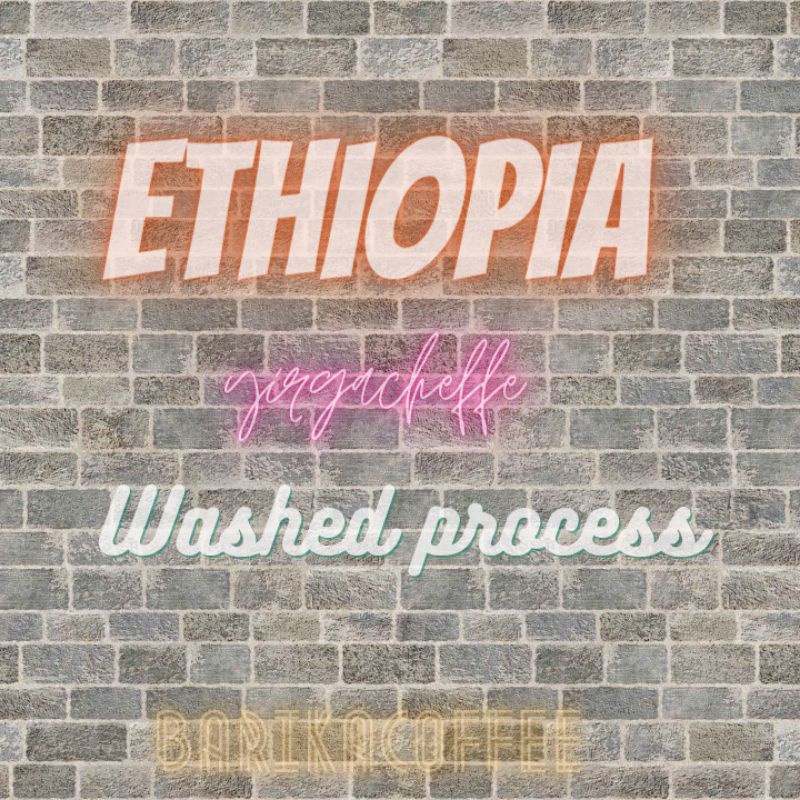 

green Bean / biji kopi arabica import ETHIOPIA washed - 500gram