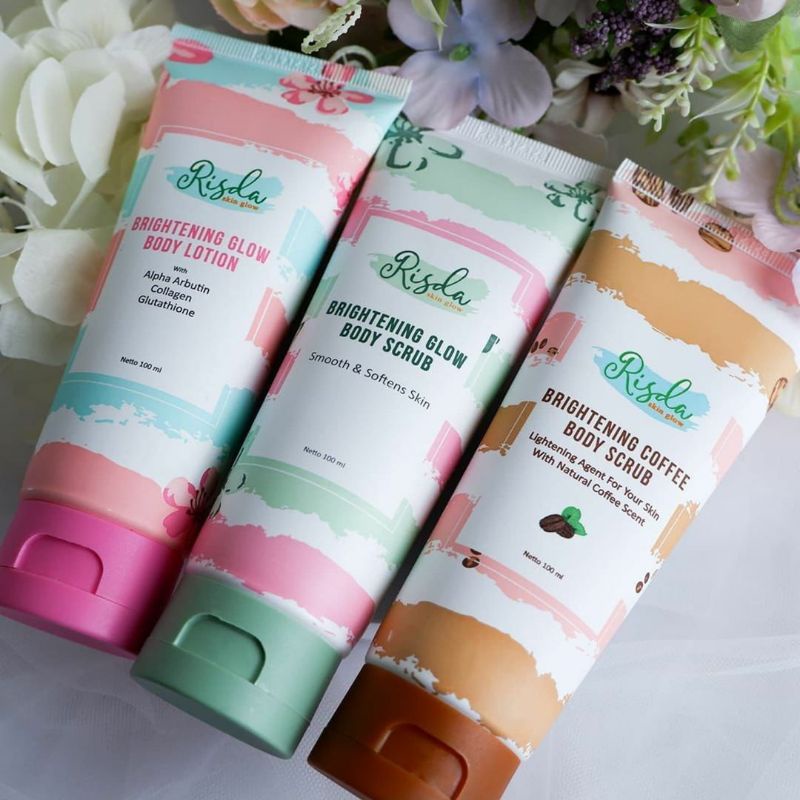 BODY SCRUB RISDA SKIN GLOW RSD (LULUR BADAN RSD)