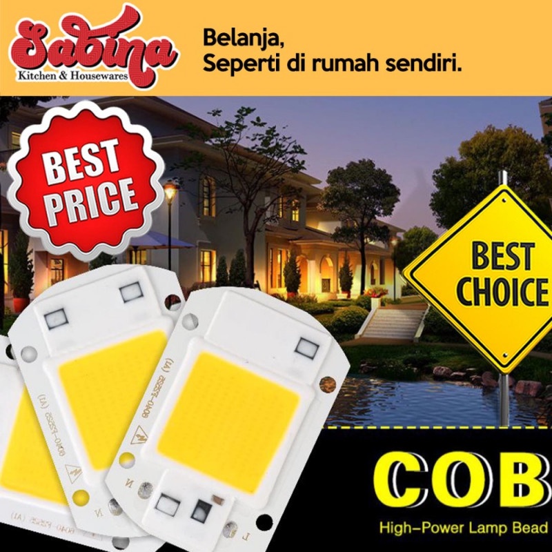 Chip Lampu COB LED Pengganti Cadangan Floodlight Spotlight