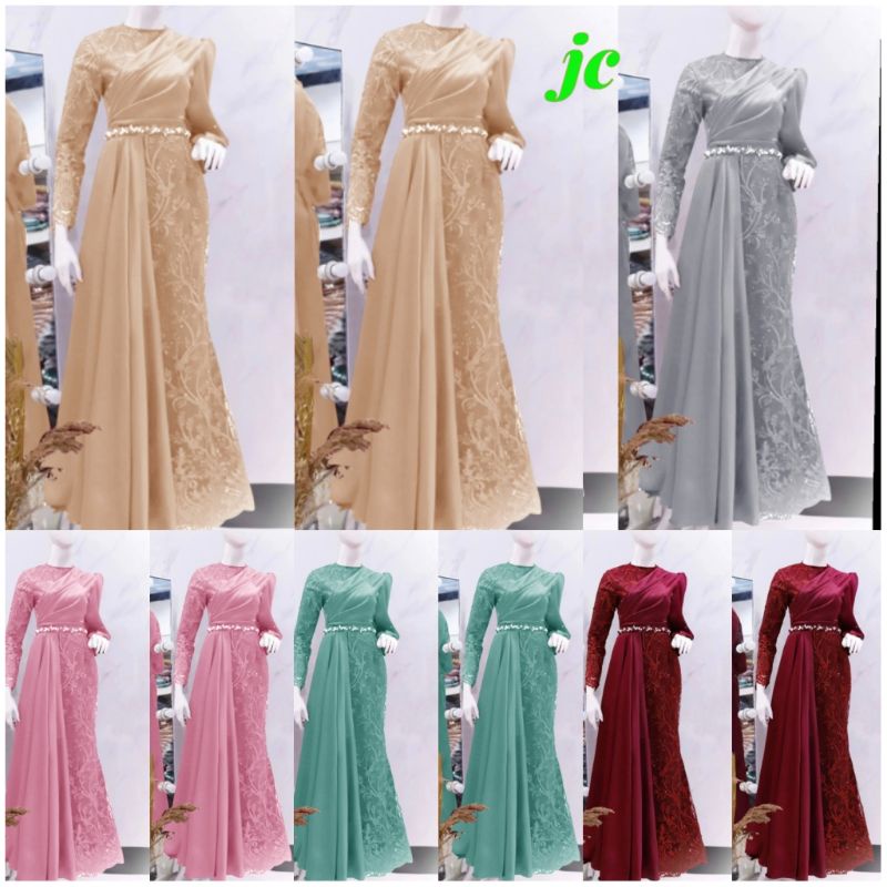 JCZR - Dress Duyung Chanelia / Dress Wanita Mewah / Dress Wanita model Terbaru