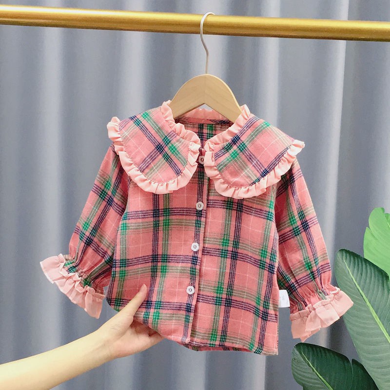 Pengiriman Cepat Anak Perempuan Kemeja Lengan Panjang Anak Anakpasang Atasan Kotak Kotak Bayi Barupakaian Anak Anak Gaya Barat Anak Anak Kemeja Wanita Shopee Indonesia