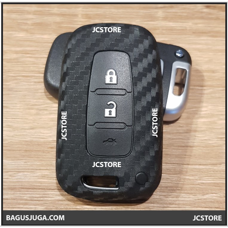 HYUNDAI SONATA GENESIS VELOSTER 3BTN 2009-2015 COVER KUNCI CARBON HYUNDAI