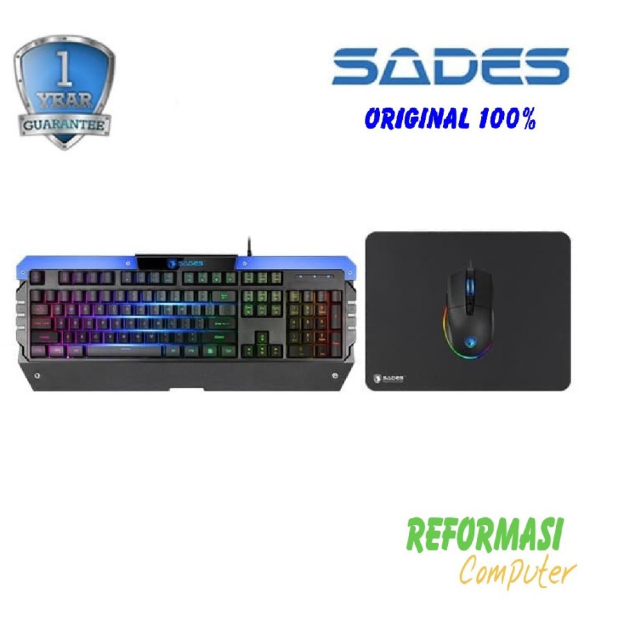 Keyboard Mouse Gaming Combo Sades Battle Ram