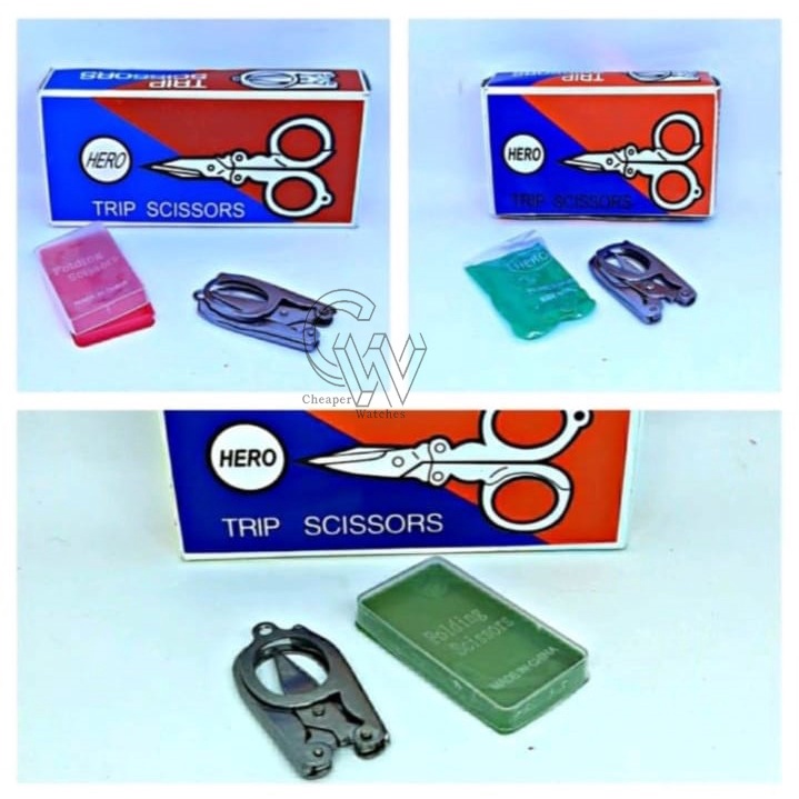 Cheaper-Gunting Lipat Bahan Stainless Steel Folding Scissors Murah