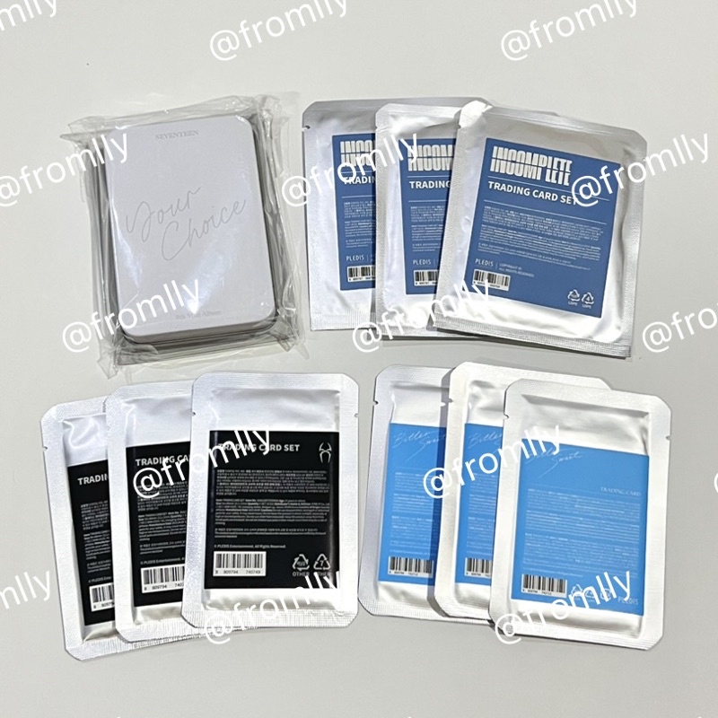 [READY] SEVENTEEN OFFICIAL MD MERCHANDISE  Your Choice Instant Photocard Set / Incomplete Trading Ca