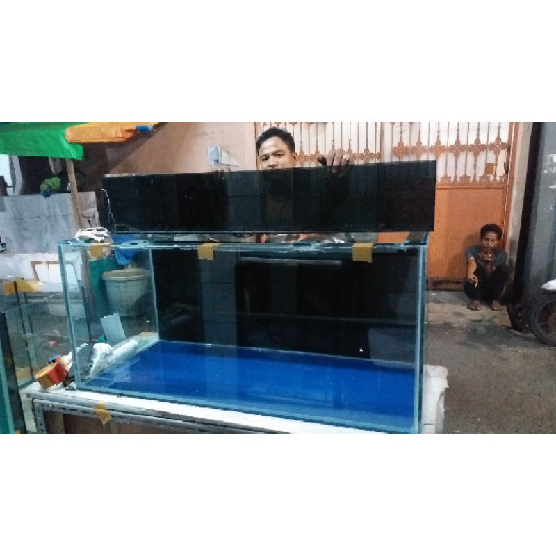 Aquarium P100 x L40 x T40 kaca 8mm full