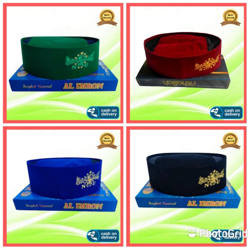 Peci Kopyah songkok  hitam NU