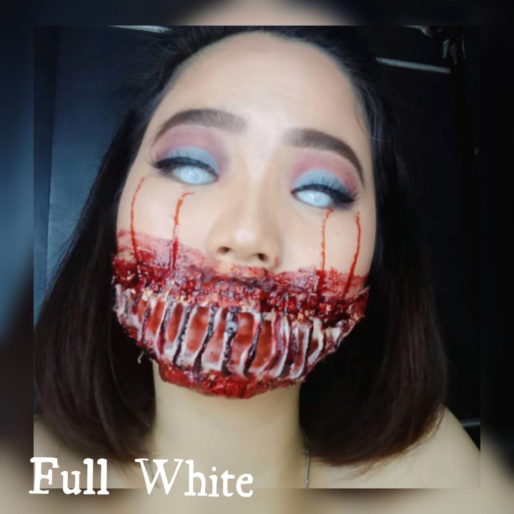 Softlens Cosplay White Blind Mesh