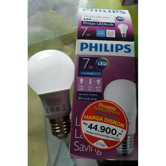 Led ecolink philips 7watt