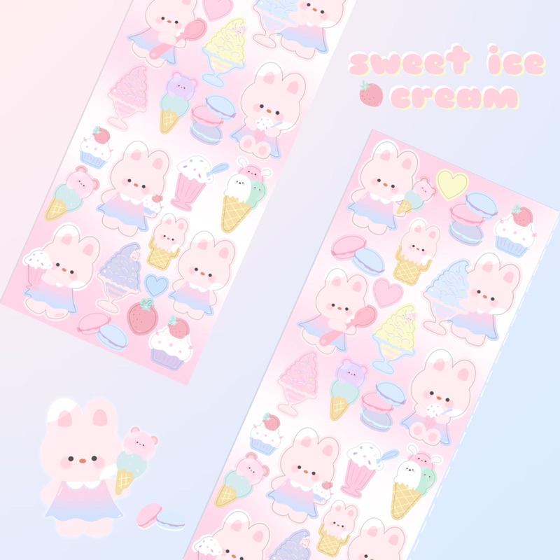 

pearlyblossom | sweet ice cream deco sticker