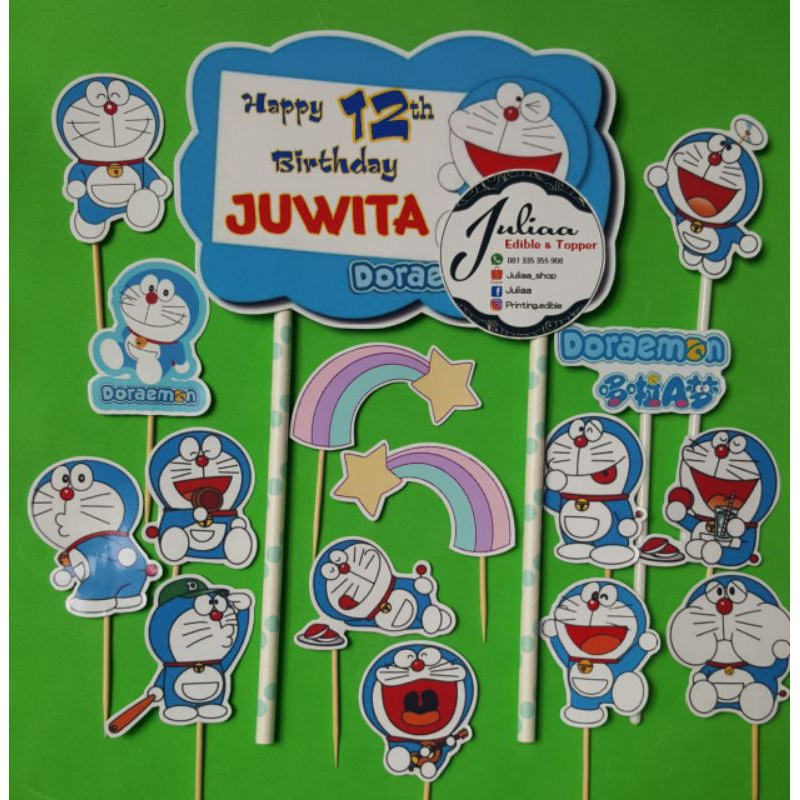 Topper cake Doraemon