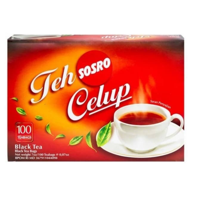 

TEH CELUP SOSRO ISI 100 KANTONG BLACK TEA
